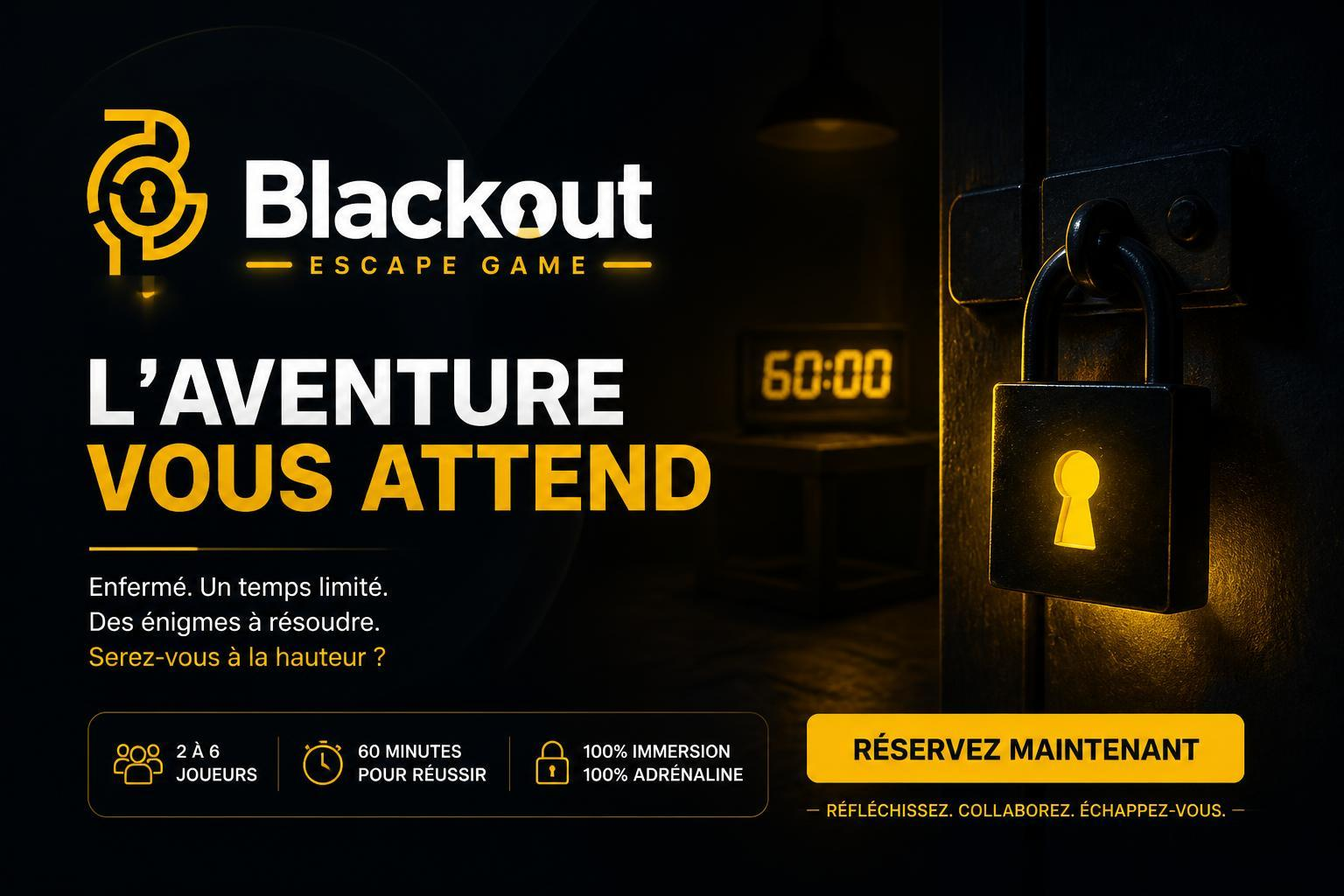 Visuel Blackout Escape Game au format paysage